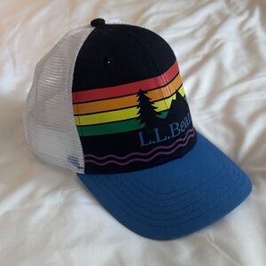 L.L. Bean Rainbow Stripe Trucker Hat